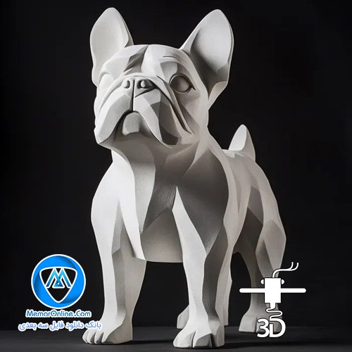 دانلود مدل سه بعدی stl بولداگ آماده چاپ سه بعدی