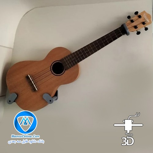 دانلود فایل stl استند دیواری گیتار آماده پرینت سه بعدی