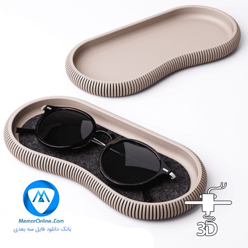 دانلود مدل stl آماده پرینت سه بعدی جعبه عینک