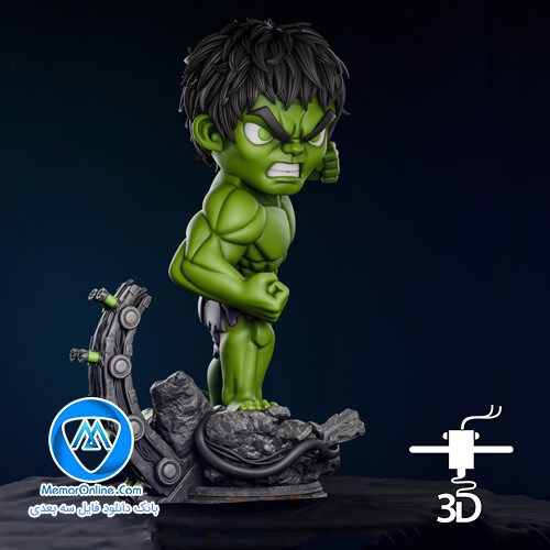 دانلود فیگور مدل سازی شده سه بعدی هالک آماده چاپ