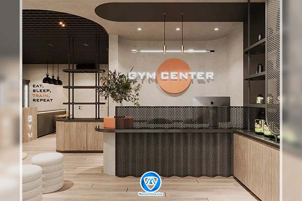 ایده بوفه مدرن باشگاه با یخچالهای هوشمند و قفسههای شفاف