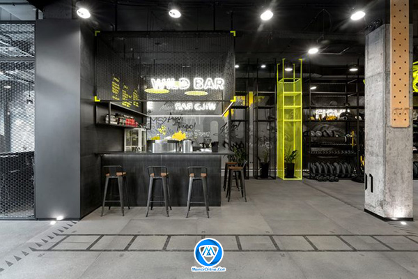 بوفه ورزشی با قفسههای مخفی و فضای ذخیرهسازی بهینه