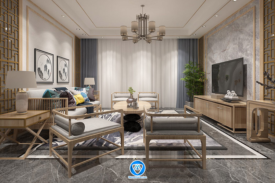 مدل های برتر صحنه آماده داخلی برای طراحی اتاق نشیمن با تری دی مکس