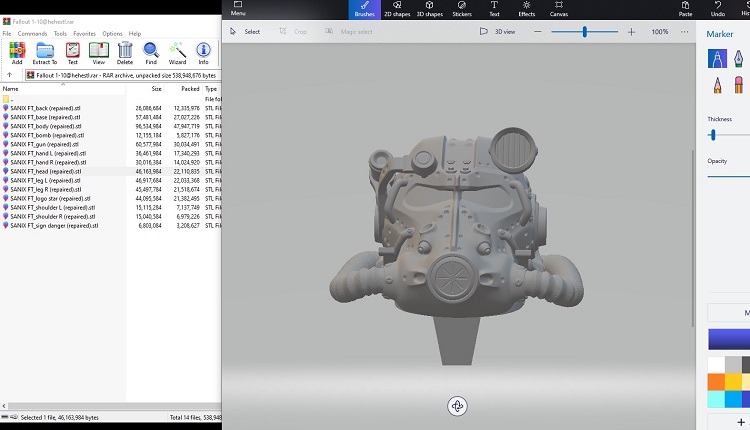 فایل سه بعدی stl مرد آهنین