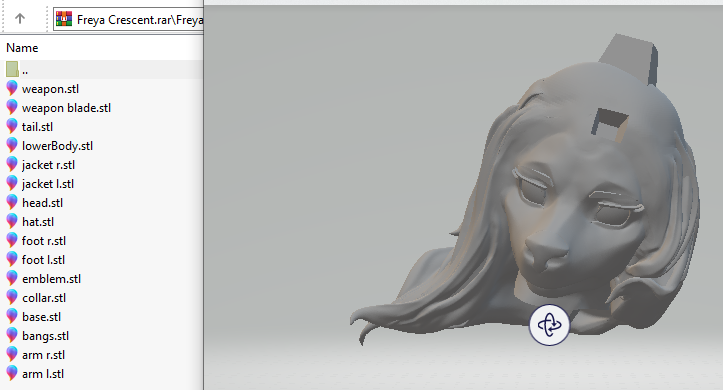 دانلود فایل stl آماده چاپ