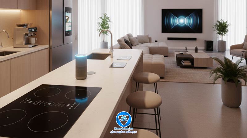 تأثیر سبک زندگی دیجیتال بر طراحی آشپزخانه و فضای نشیمن