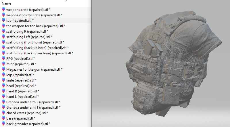 دانلود فایل stl آماده چاپ