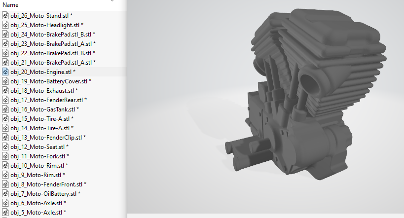 دانلود فایل stl آماده چاپ