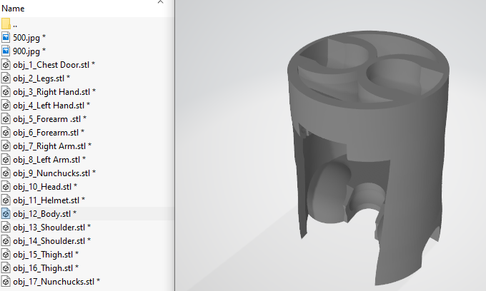 دانلود فایل stl آماده چاپ
