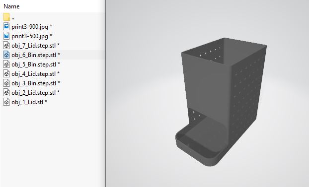 دانلود فایل آماده چاپ باکس سیب زمینی پیاز مدرن فرمت stl