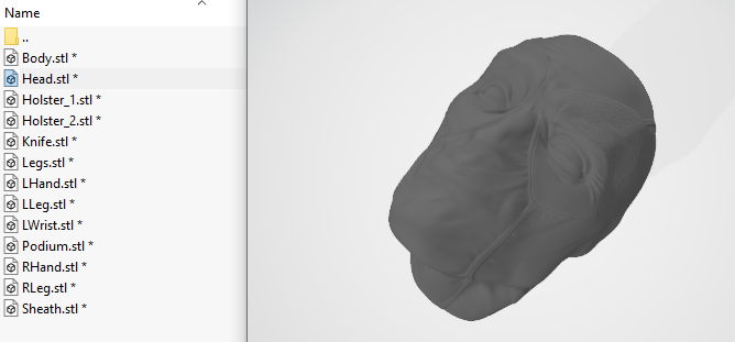 دانلود فایل stl آماده چاپ
