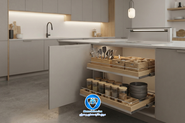 22. استفاده از نظم‌دهنده داخل کابینت